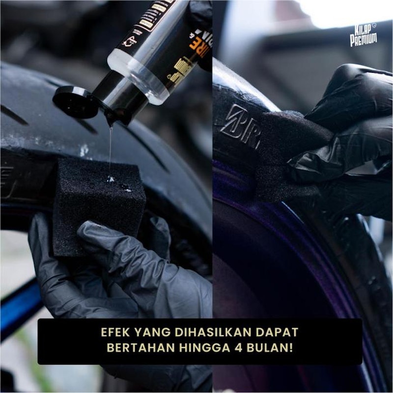 Kilap Premium Tire And Trim Gel 4