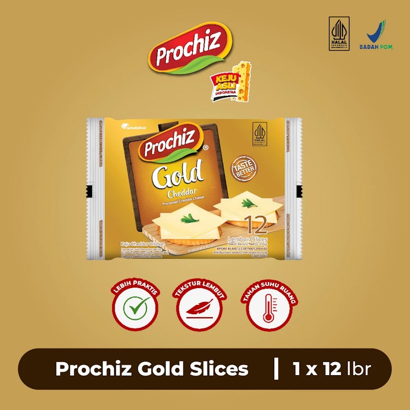 Prochiz Gold Slices (12 lembar) 3