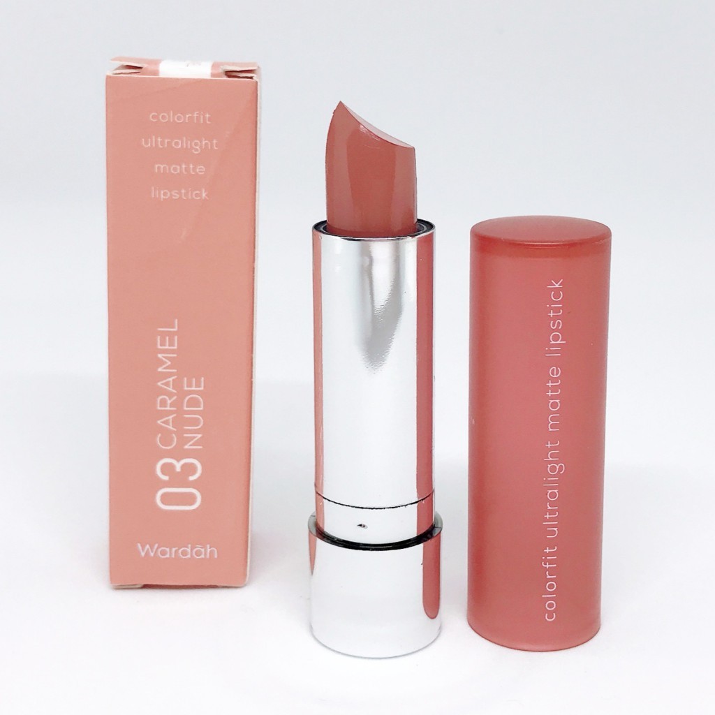 Wardah Colorfit Ultralight Matte Lipstick 03 Caramel Nude