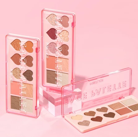 FCL Internasional Indonesia PINKFLASH OhMyLove 4 in 1 Eyeshadow Palette 01 Mandarin Latte