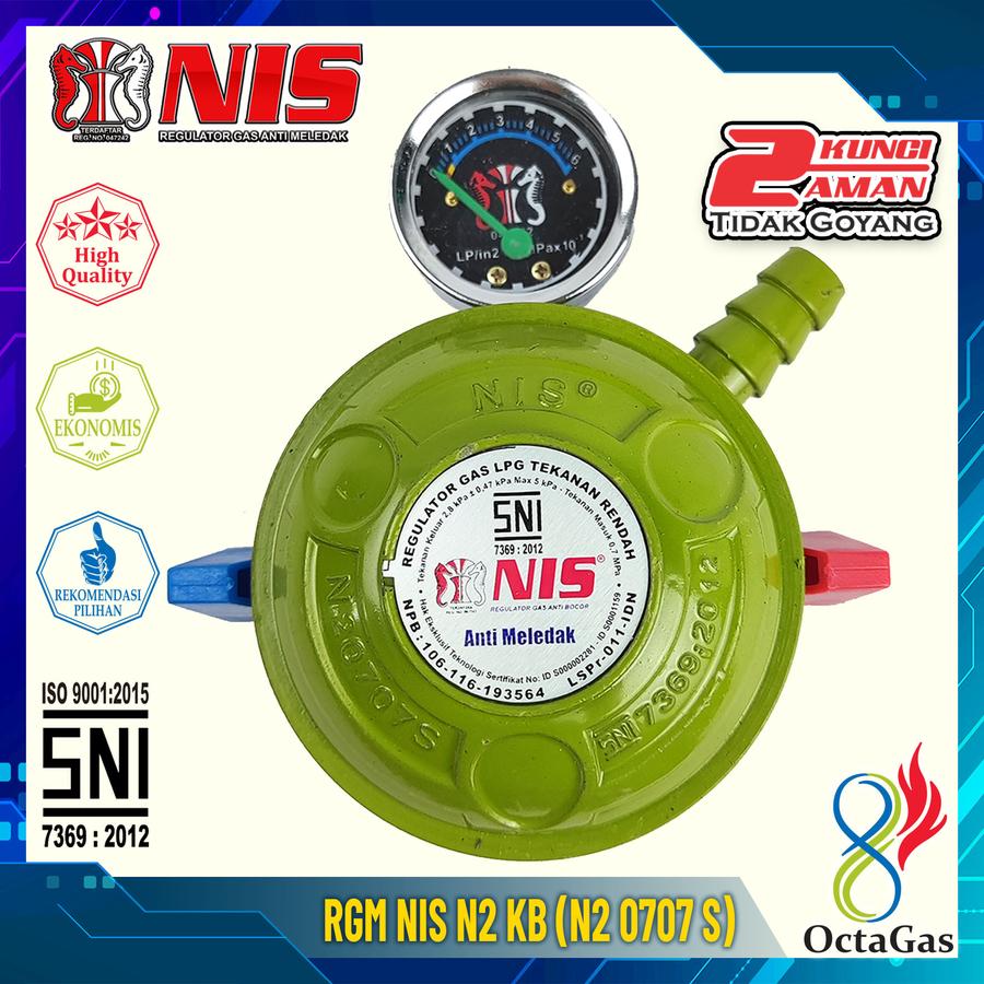Gasindo Alam Semesta NIS Regulator Gas Tekanan Rendah N2-0707 S