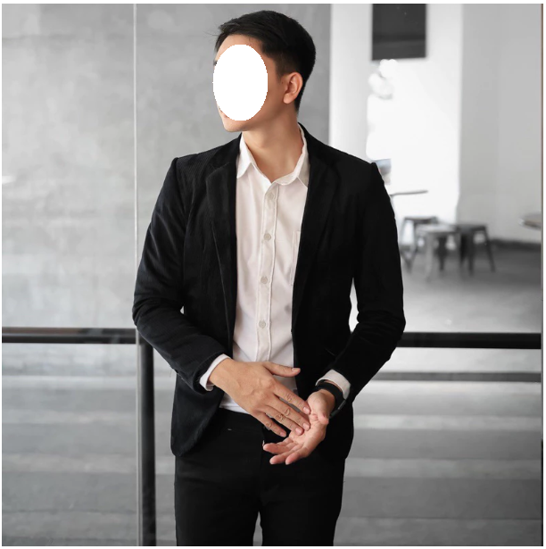 HOOF  HOOF Jas Blazer Pria Corduroy