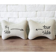 Bantal Mobil Headrest Couple My Side