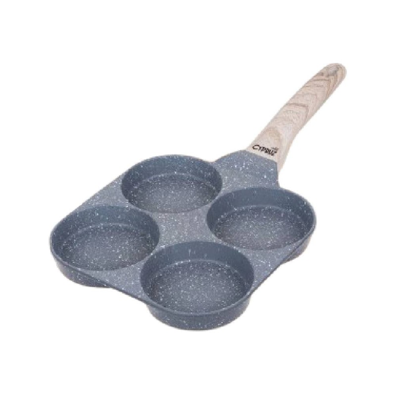 Cypruz Egg Pan Granite Diecast 4 Hole 1