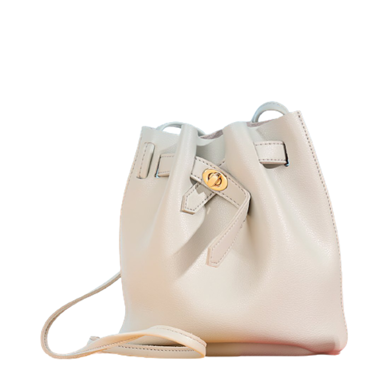 Tas Selempang Wanita Sling Bag Bucket Bag Ember Metalic 1