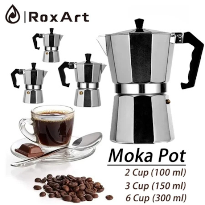 RoxArt Mokapot 3 Cups 2