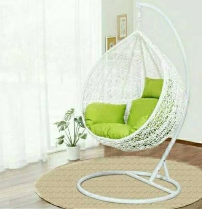 Kursi Gantung Rotan Sintetis 100 cm 2