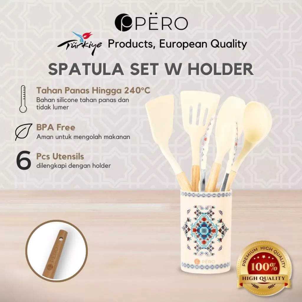 SOLUDIA Pero Spatula Set with Holder 