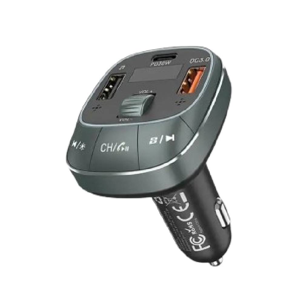 Vention Adapter Car Charger with FM Transmitter 1