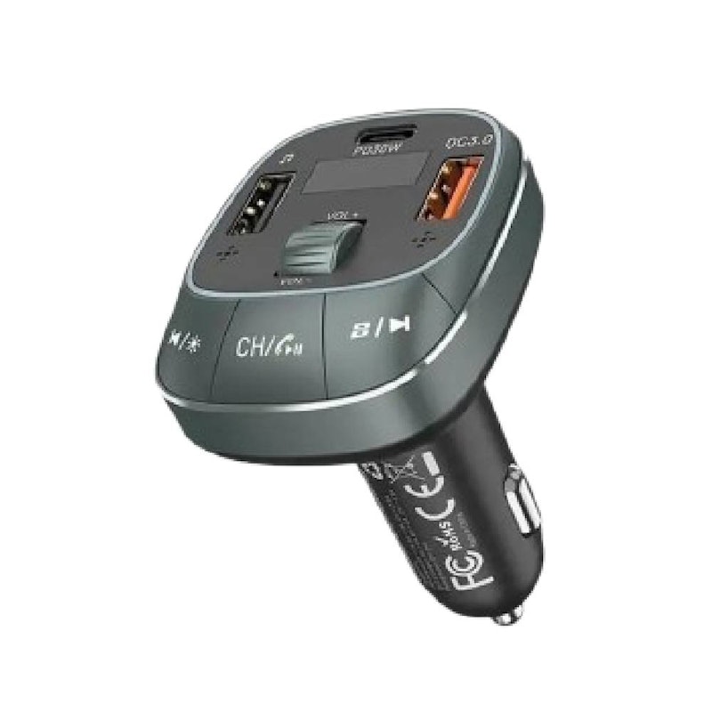 Vention Adapter Car Charger with FM Transmitter 1