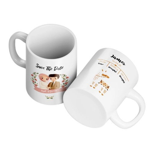 Wellen Print Mug Keramik Print Custom 1