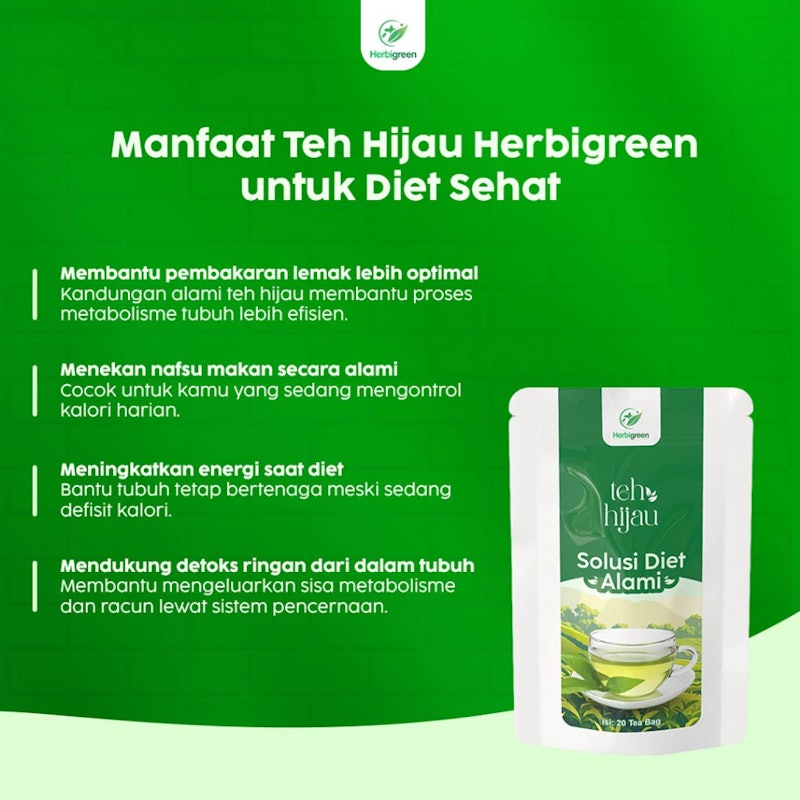 Herbigreen Teh Hijau 3
