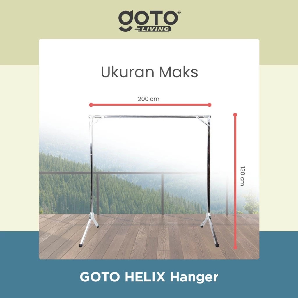 Pilar Niaga Makmur Goto Living Helix Hanger