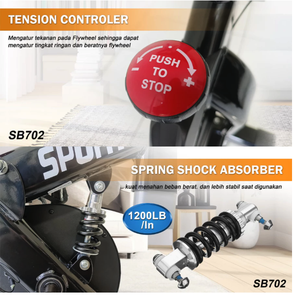 Sinar Mentari Sumatera TWEN Spinning Bike  SB702