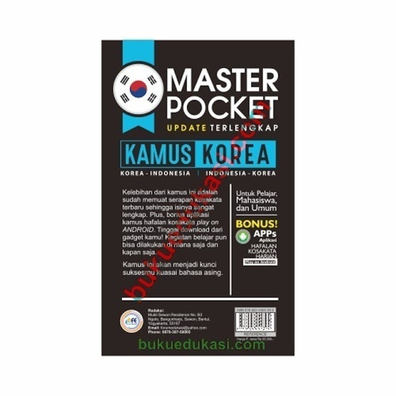 Master Pocket Update Terlengkap Kamus Korea 3