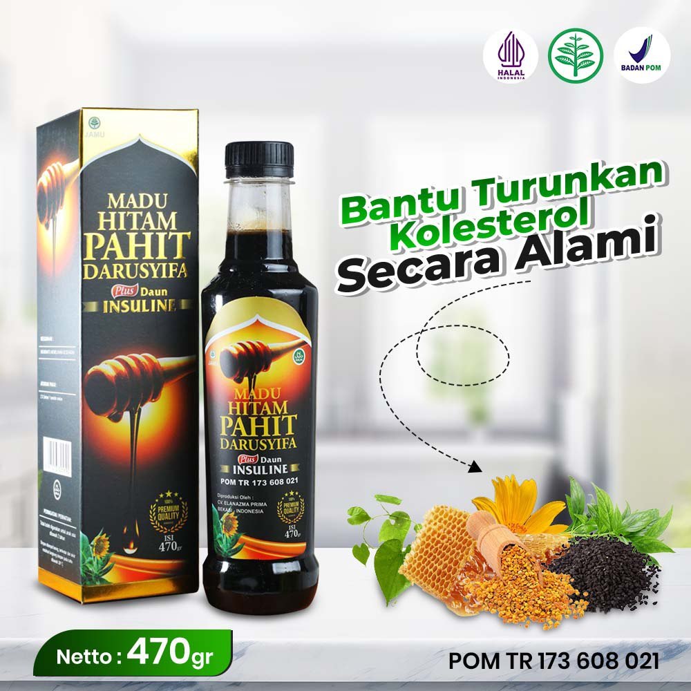 Darusyifa Madu Hitam Pahit Plus Daun Insuline 4