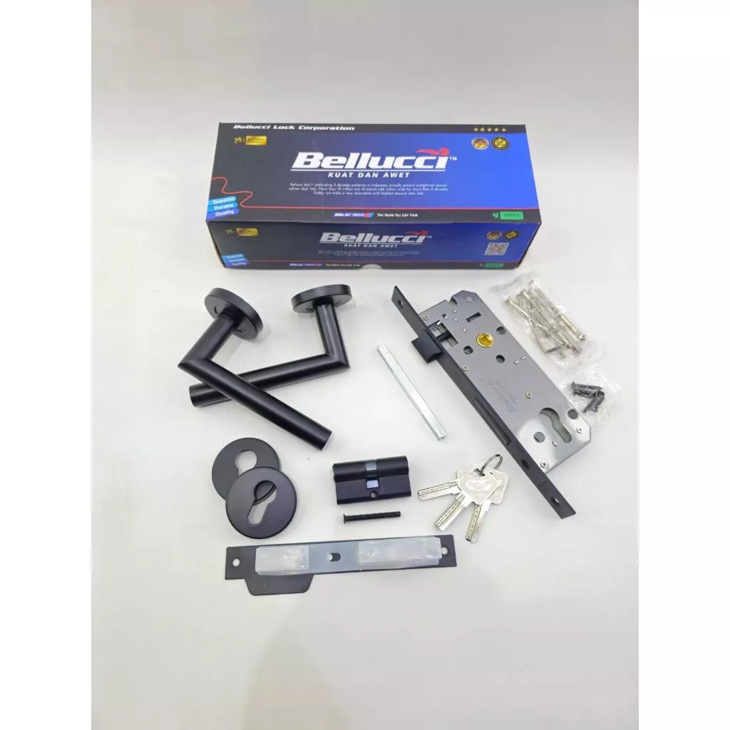 BLC Group Bellucci Kunci Pintu Black 782