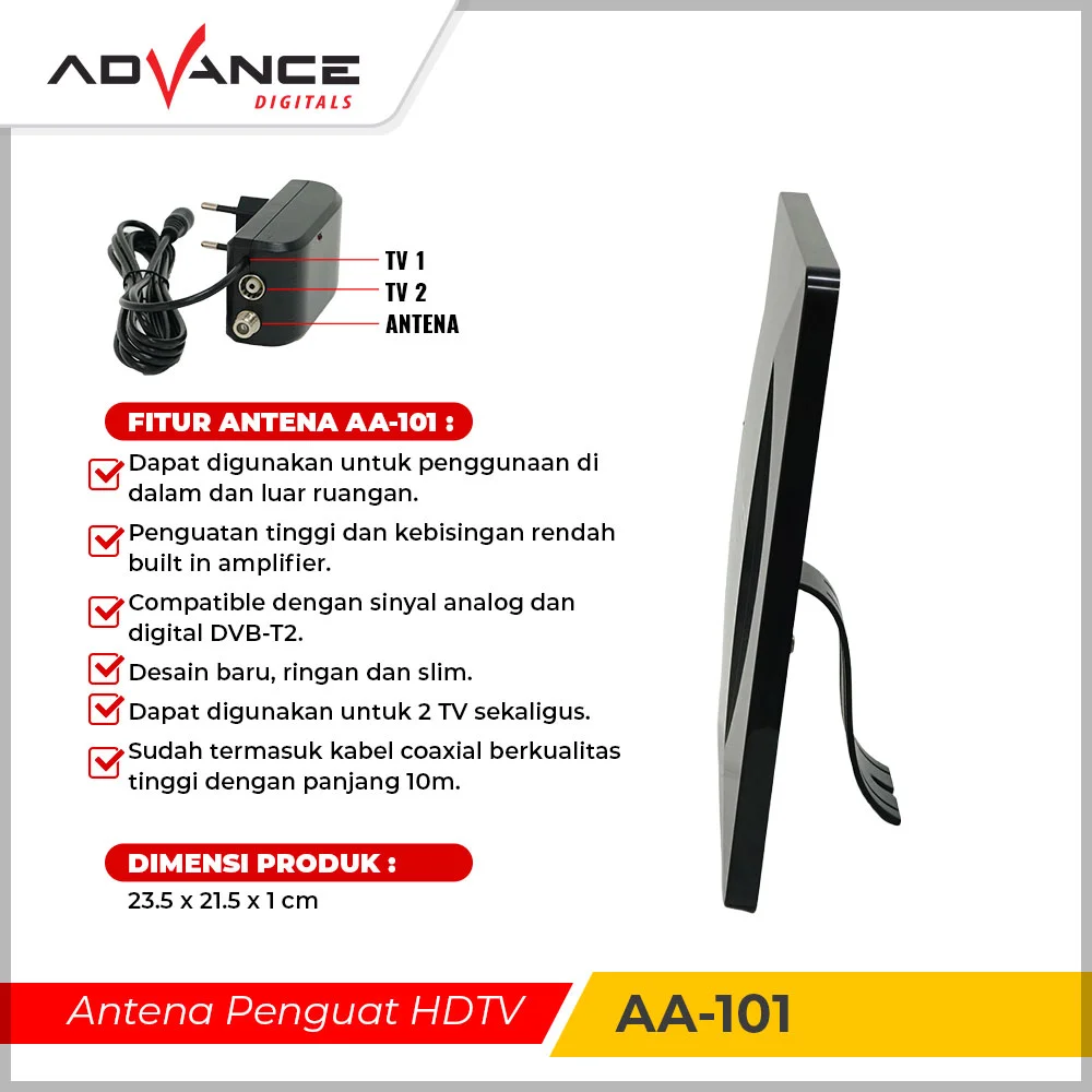 Advance Antena TV Indoor Outdoor  5