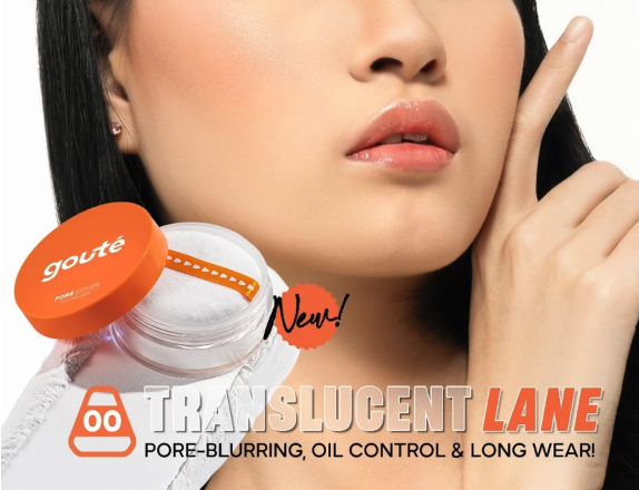 Mitra Deca Nusantara Gouté Pore Cover Matte Loose Powder 00 Translucent Lane