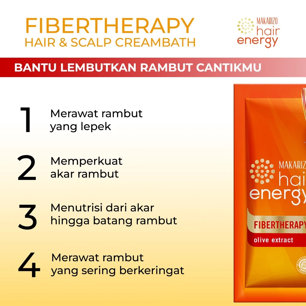 Fibertherapy Hair & Scalp Creambath Olive Extract 4