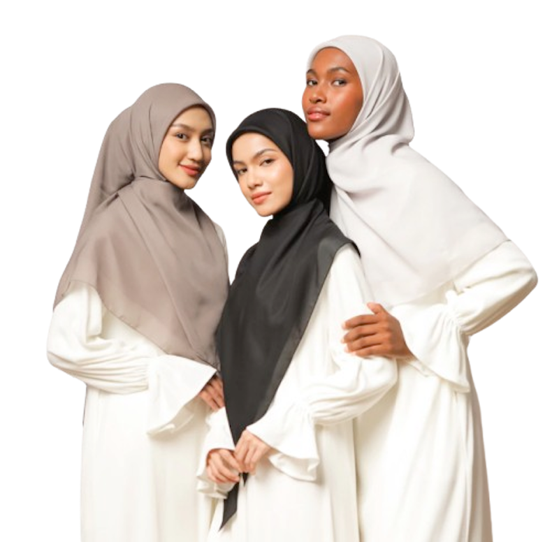 Lozy Hijab Polly Cotton Square Syari 1