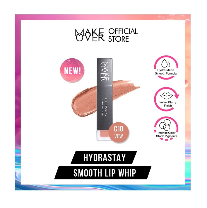 Paragon Technology and Innovation MAKE OVER Hydrastay Smooth Lip Whip C10 Vow