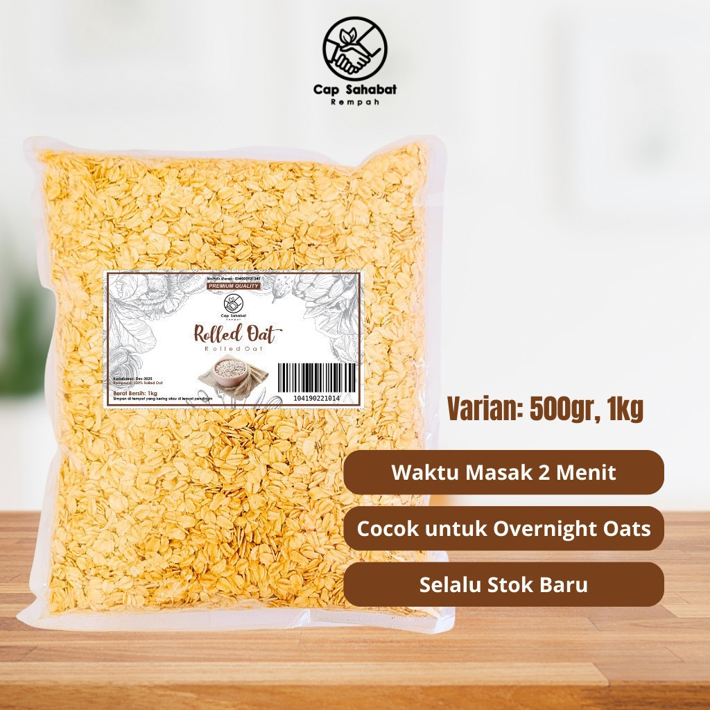 Cap Sahabat  Cap Sahabat Rempah Rolled Oat 1 kg