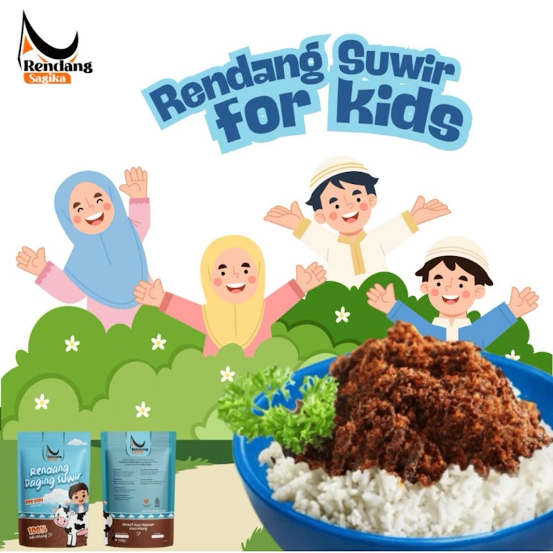 Rendang Sagika Rendang Daging Suwir for Kids 2