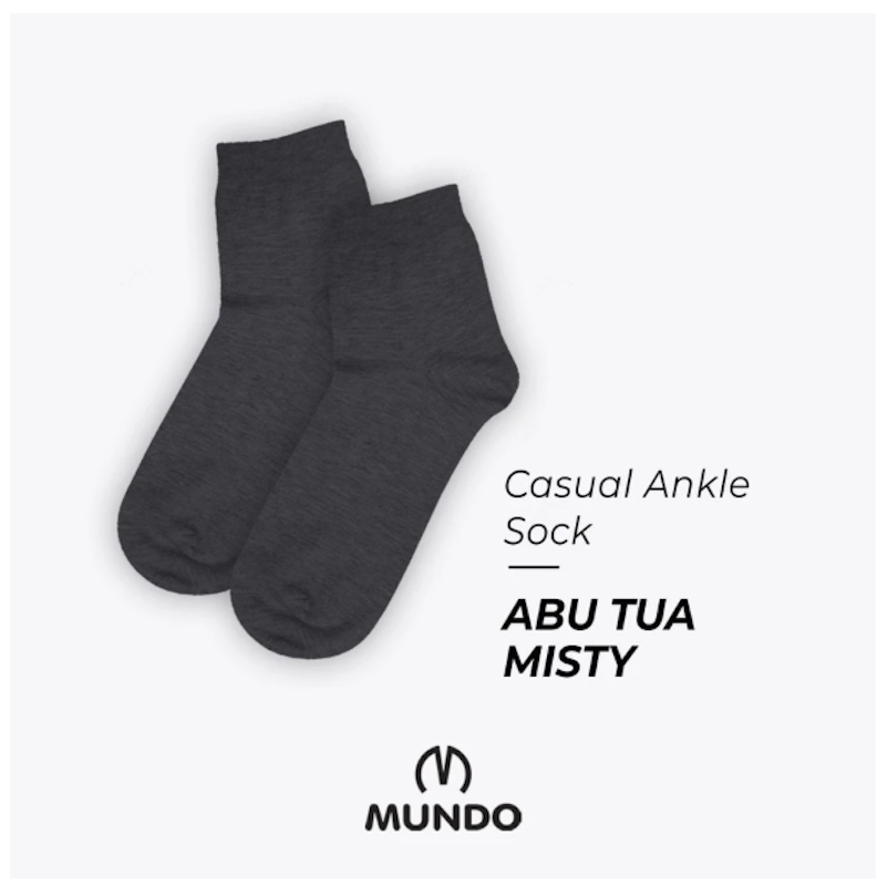 Mundo Classic Anti Bacteria Men Casual Basic Ankle Sock 4