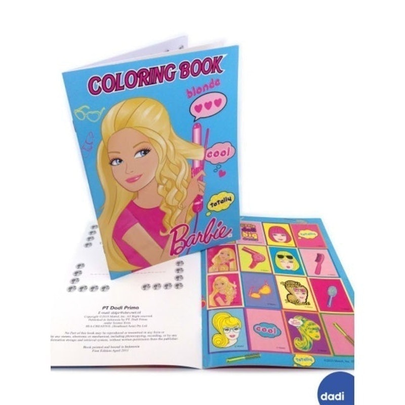 Barbie Cool Coloring Book Large 3