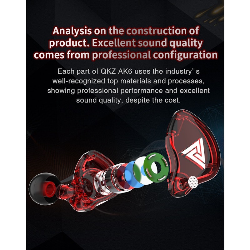QKZ In Ear Earphone with Mic 4