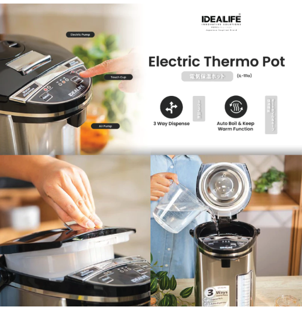 Lionstar Jaya Indonesia Idealife Electric Thermo Pot  IL-111A