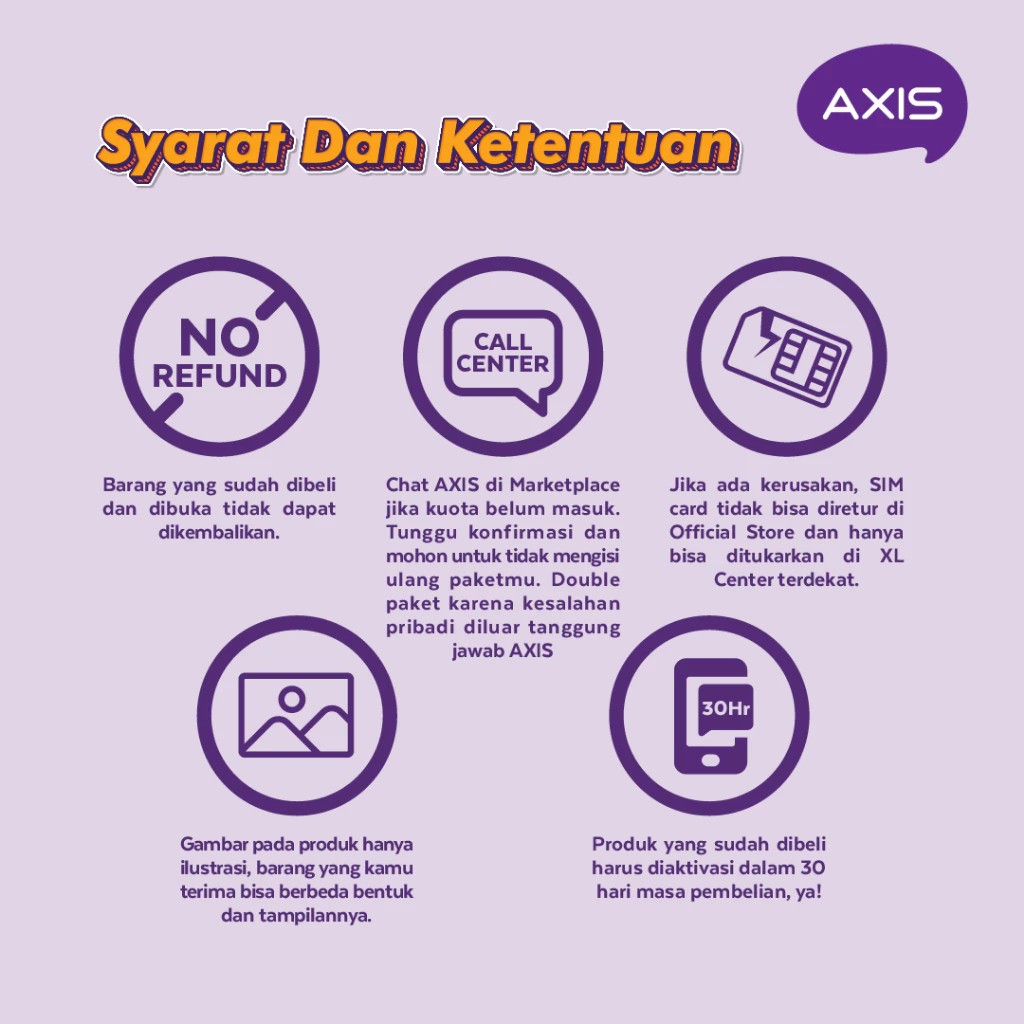 XL Axiata AXIS Bronet 24 Jam 3GB 30 Hari