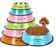 Pet House Medan Bowl Stainless Steel Pastel Colour 1