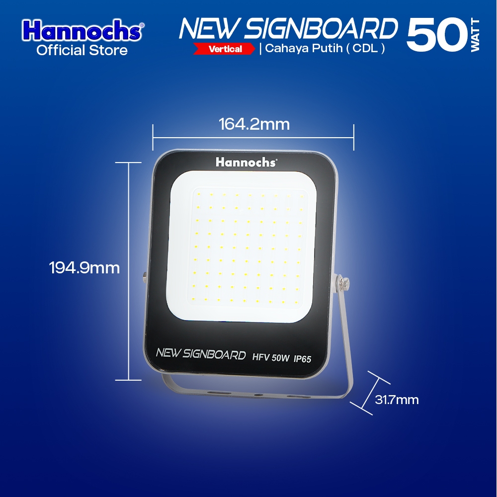 Citra Hannochs Niagantara Hannochs New Signboard Cahaya Putih HFV 50W