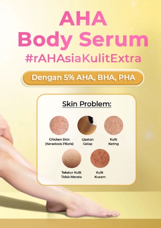 Intense Brightening AHA Body Serum 5% AHA BHA PHA 3