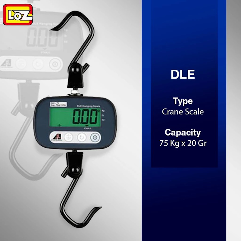DLE Crane Scale 75 kg 2