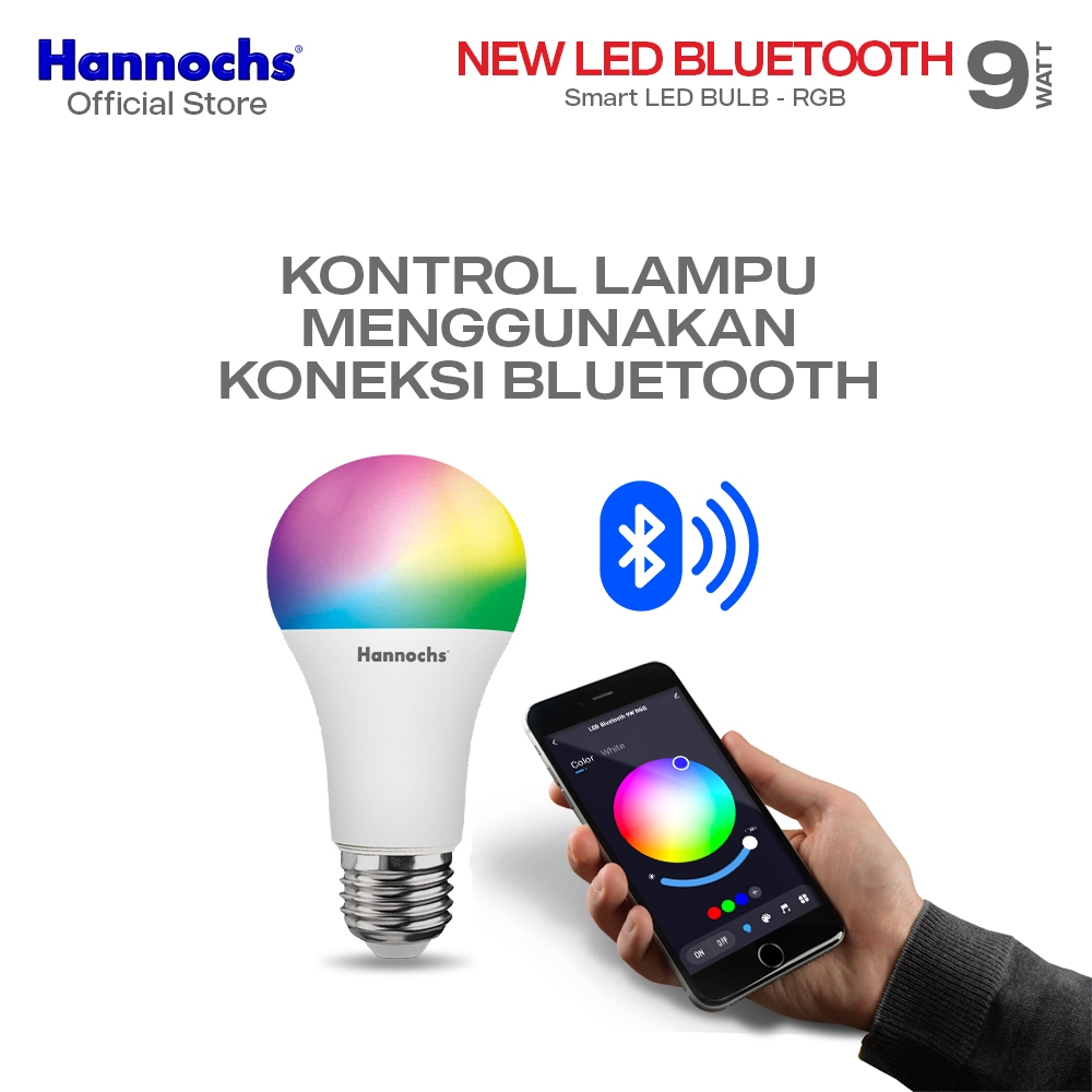 Citra Hannochs Niagantara Hannochs Smart LED Bulb Bluetooth RGB 9W