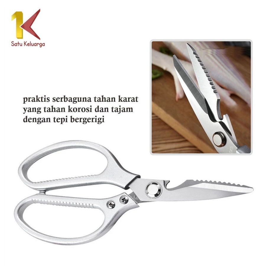 Satu Keluarga Gunting Dapur Serbaguna C976 3