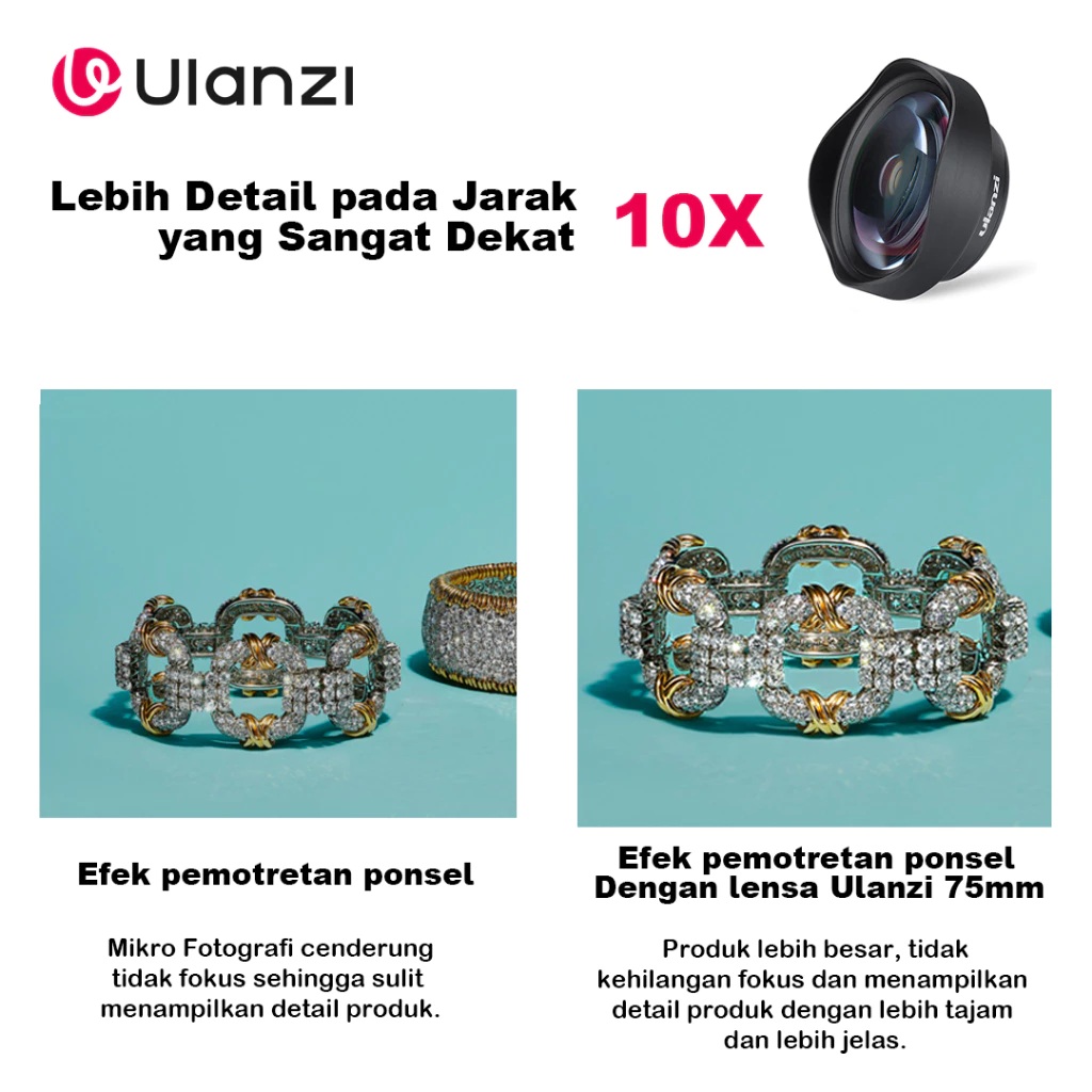  ULANZI 75mm 10x Macro Lens