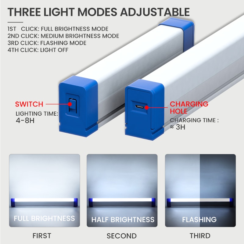 LED+USB Multifunctional Light Bar 2