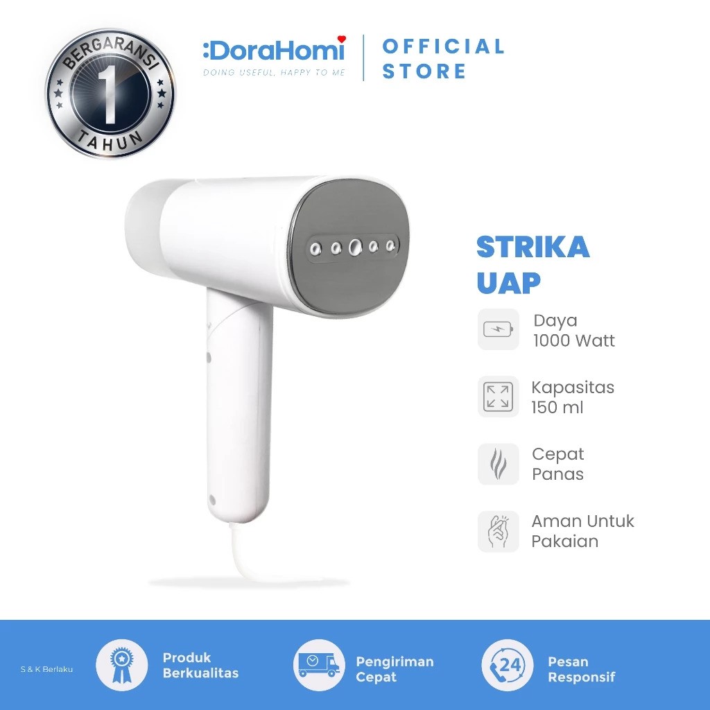 Dorahomi Indonesia Dorahomi Setrika Uap Portable LC-205