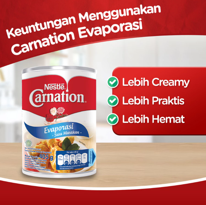 Nestlé Carnation Evaporasi