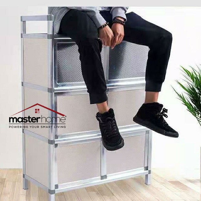 Masterhome Lemari Piring Alumunium Minimalis