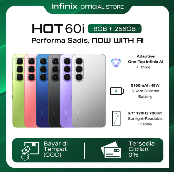 Tecno Telecom Infinix Hot 60i