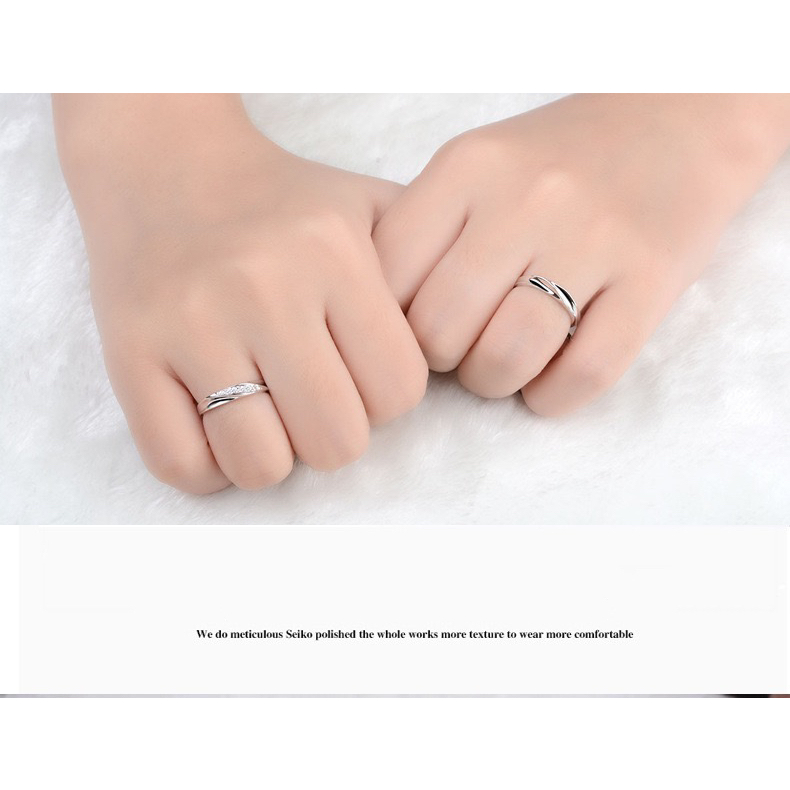 Teconi Light Wave Pair Ring 4