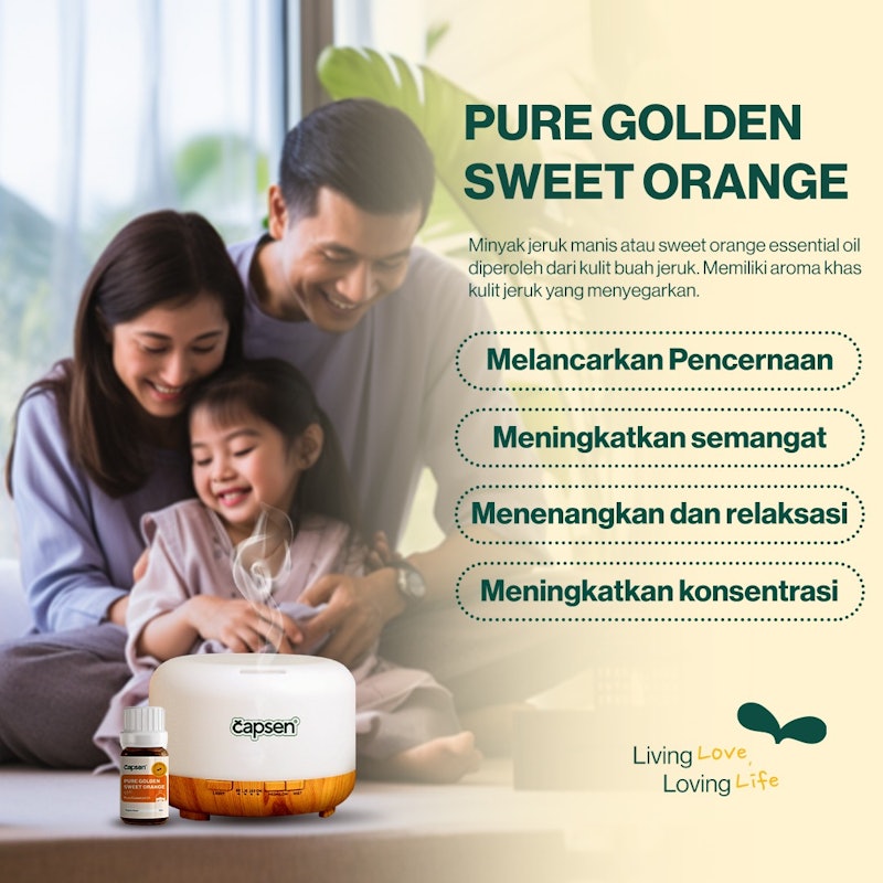 Pure Golden Orange Essential Oil 2