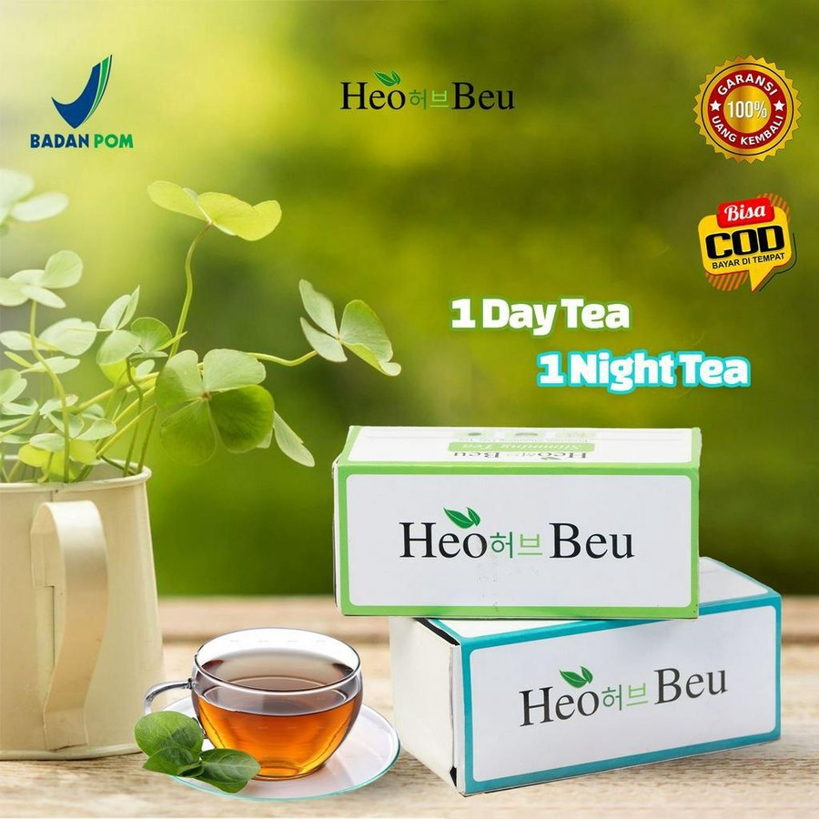 Aisha Zahra Herbalaboratories Heo Beu Slimming Tea: Day Tea & Night Tea