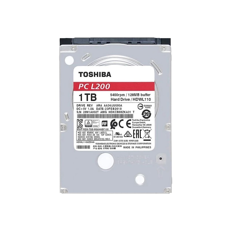Toshiba Laptop PC Internal Hard Drive 1 TB 3