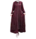 null Jamoel Zayana Gamis Brokat Burgundy 1